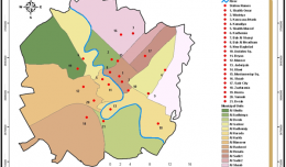 Locations of heavy metals measurement in air of Baghdad city in the current study