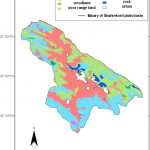 Map of land-use in Shahrekord plain