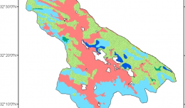 Map of land-use in Shahrekord plain